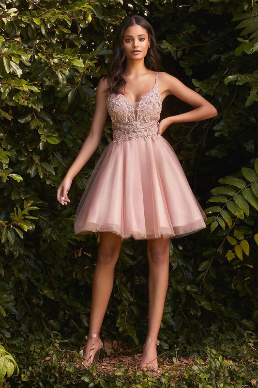 Short A-Line Cocktail Dress by Tux-USA