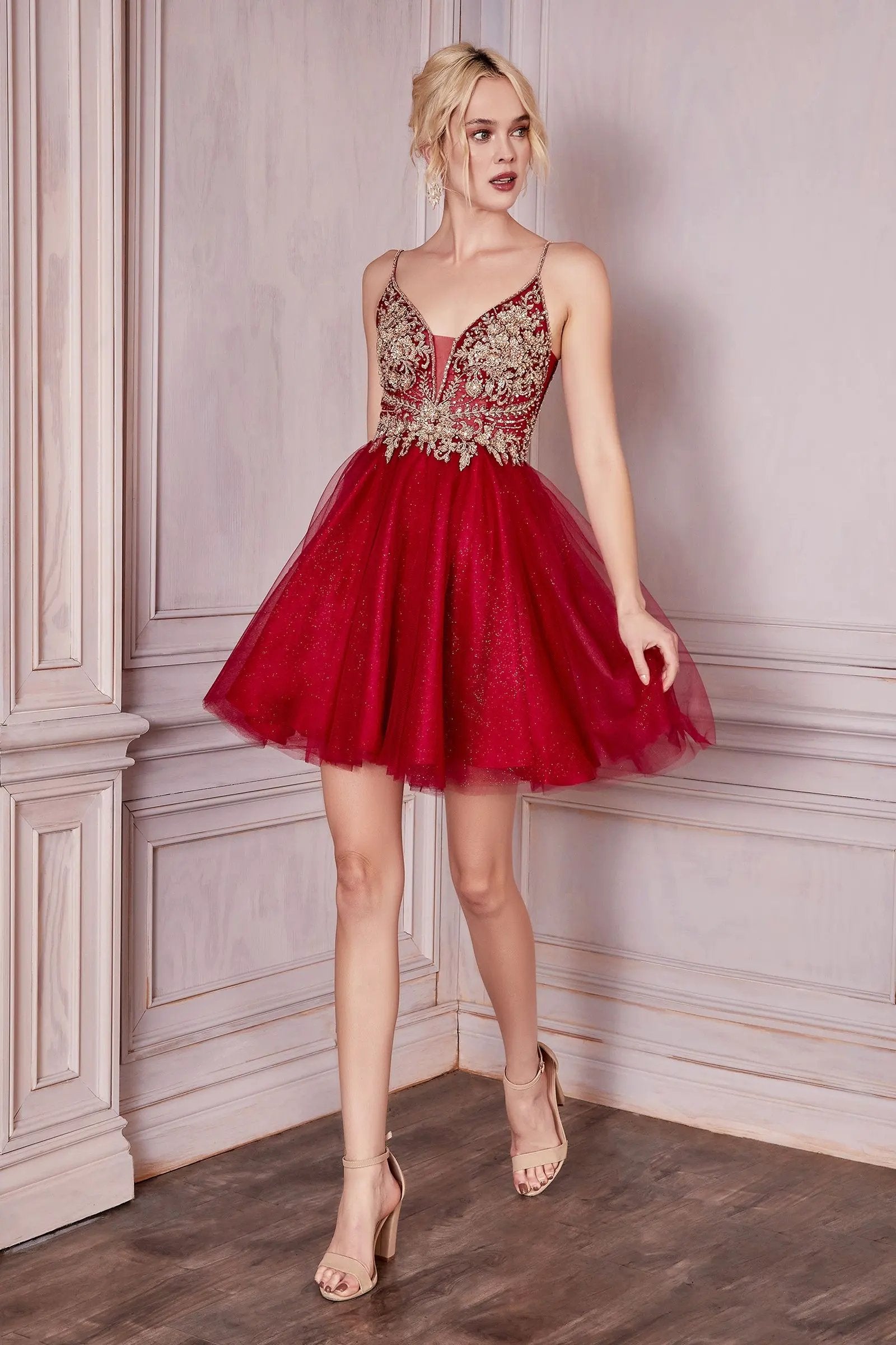 Short A-Line Cocktail Dress by Tux-USA