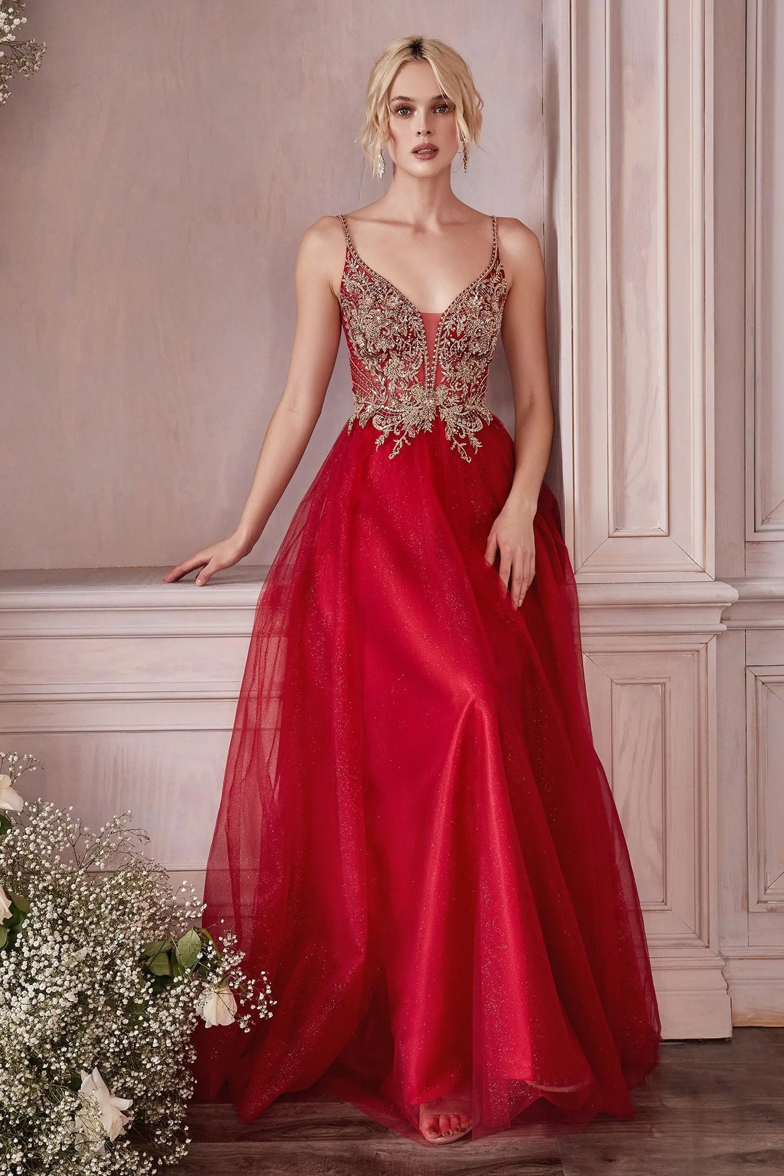 Layered Tulle A-Line Dress by Partner Label