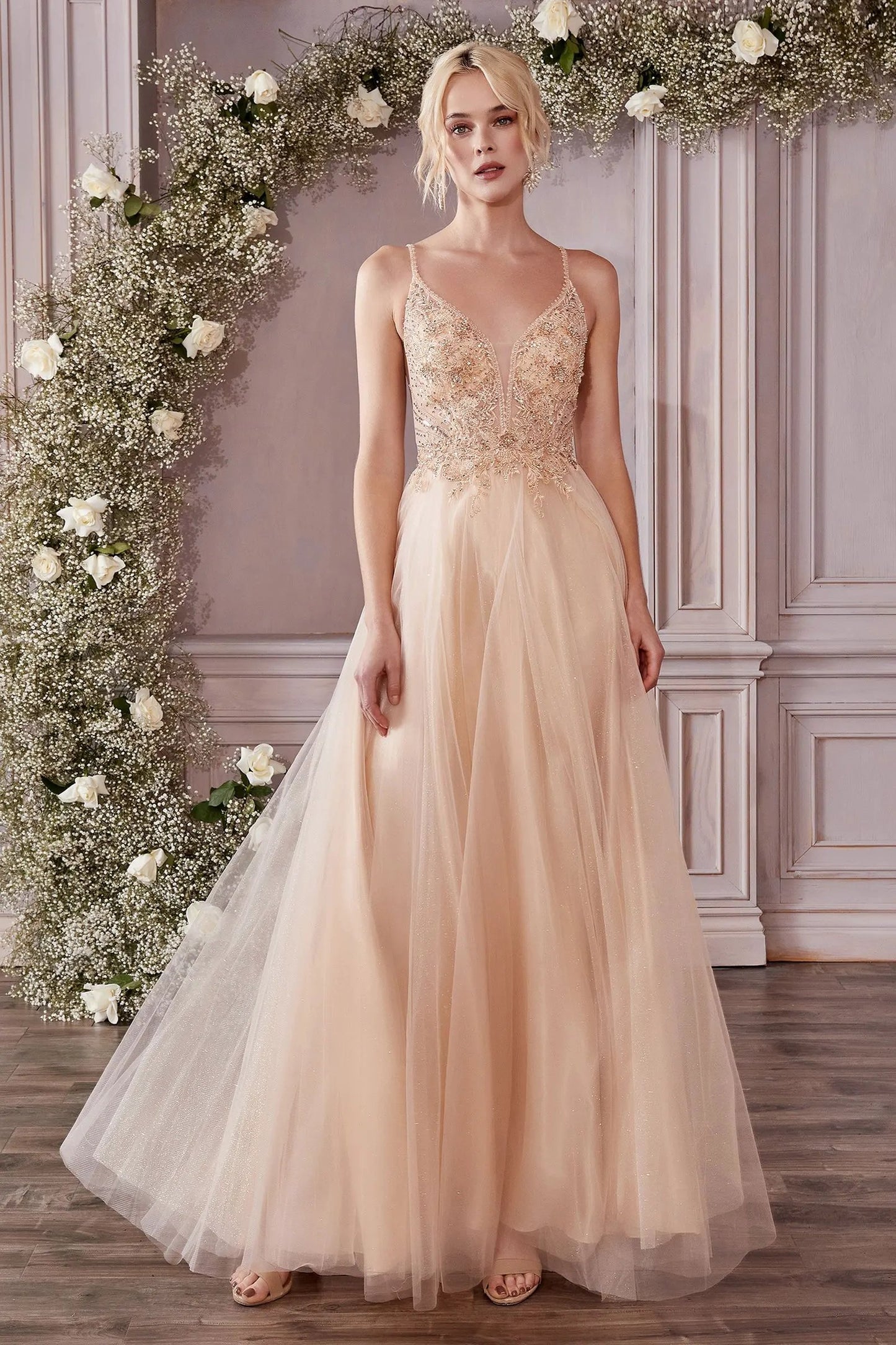 Layered Tulle A-Line Dress by Partner Label