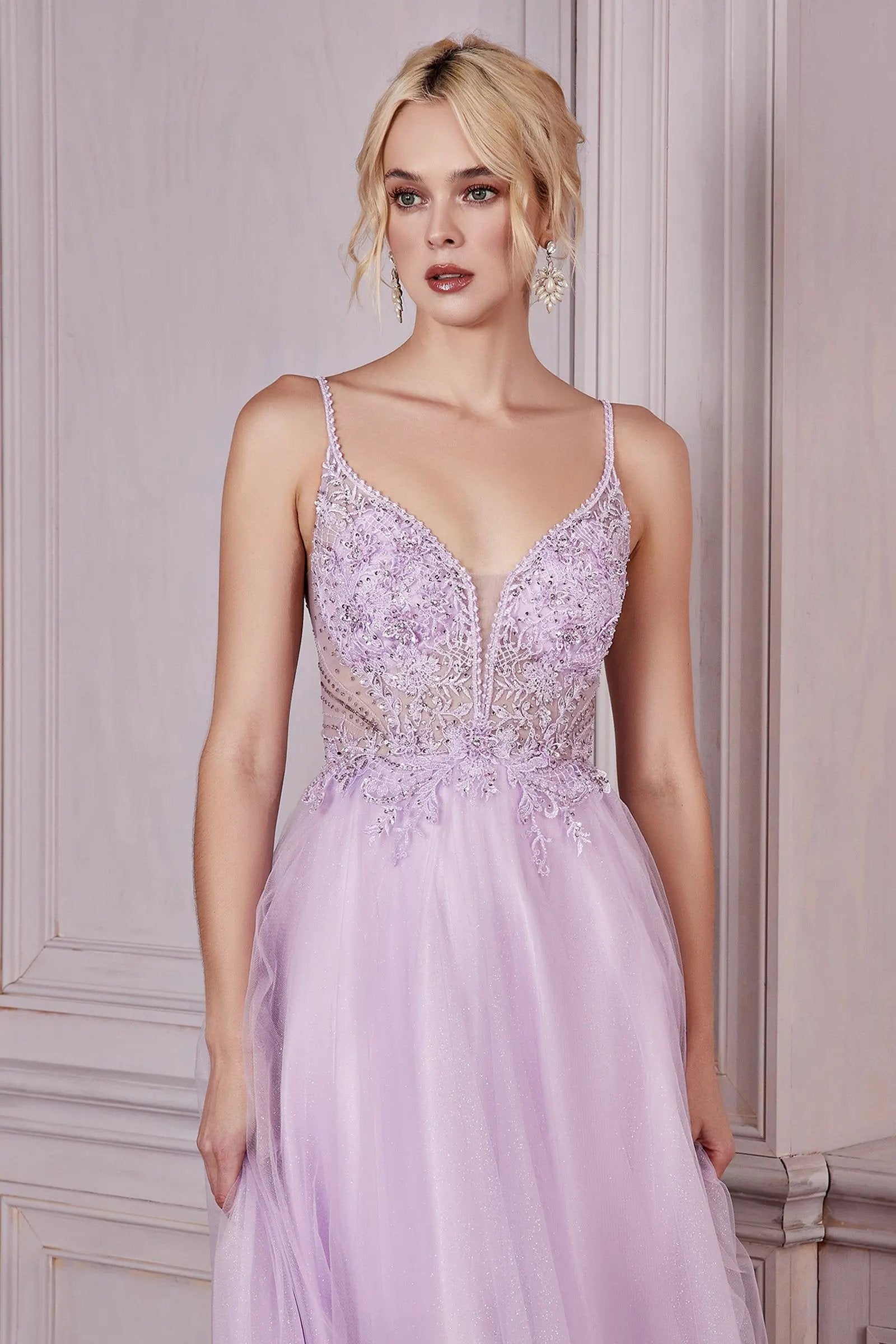 Layered Tulle A-Line Dress by Partner Label