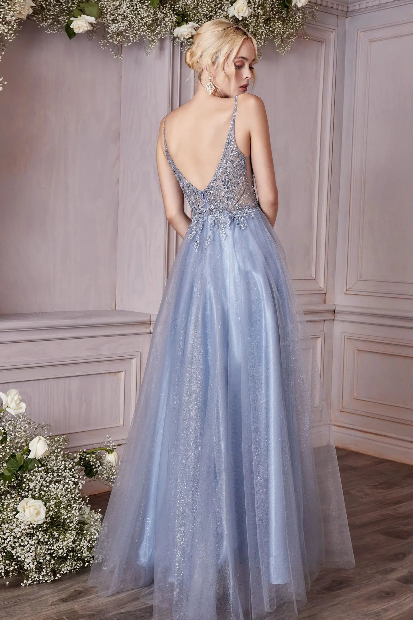 Layered Tulle A-Line Dress by Partner Label