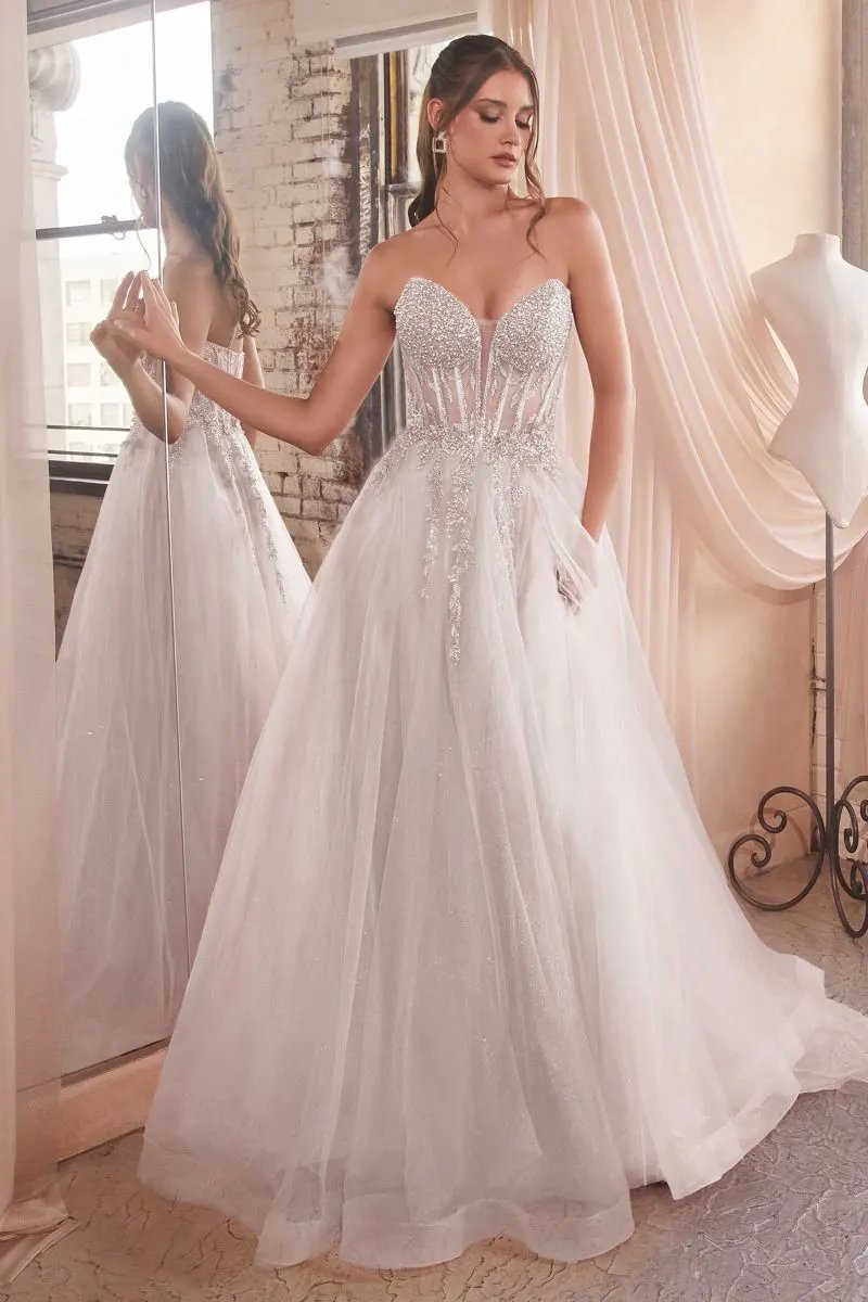 Strapless Bridal Ball Gown by Tux-USA