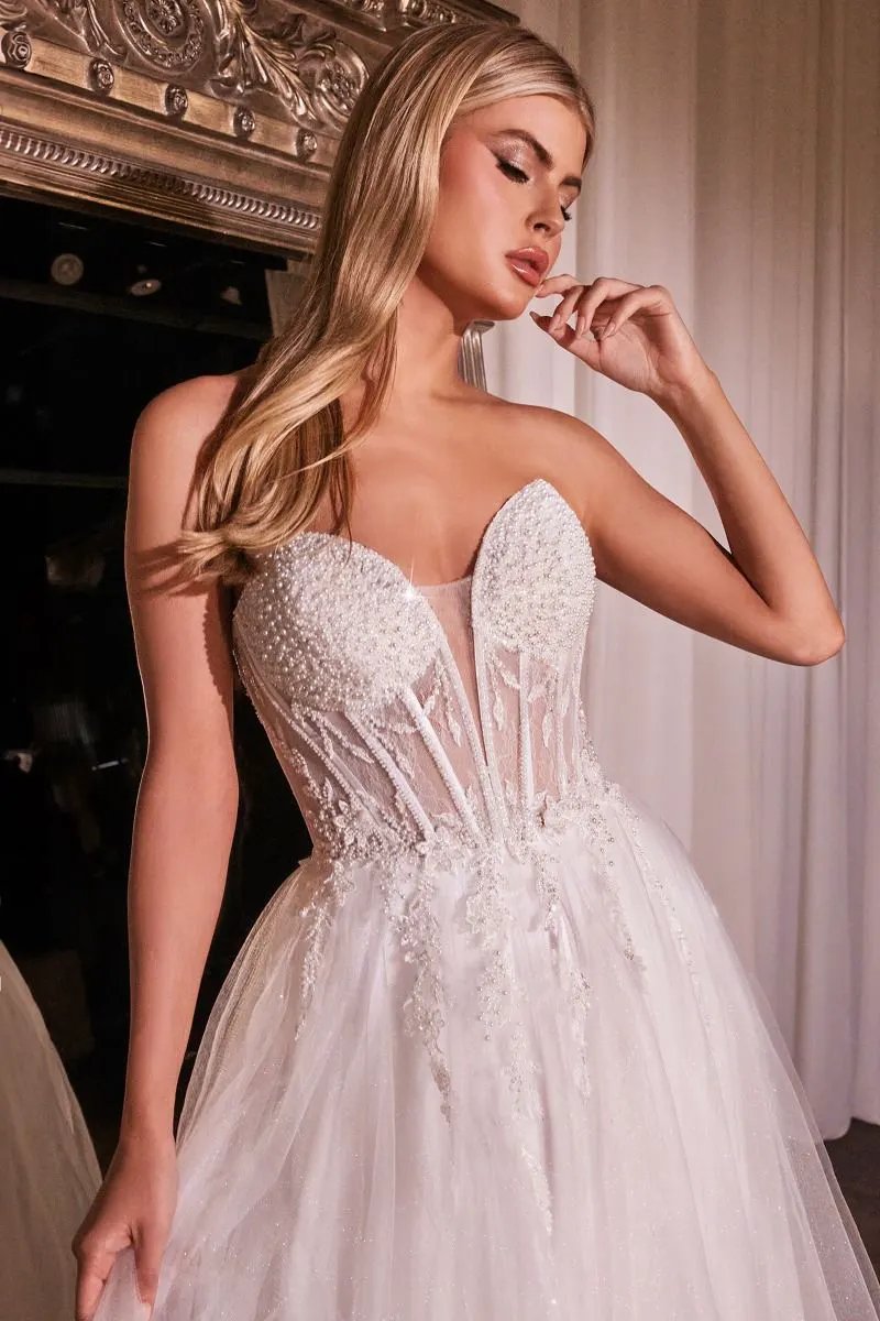 Strapless Bridal Ball Gown by Tux-USA