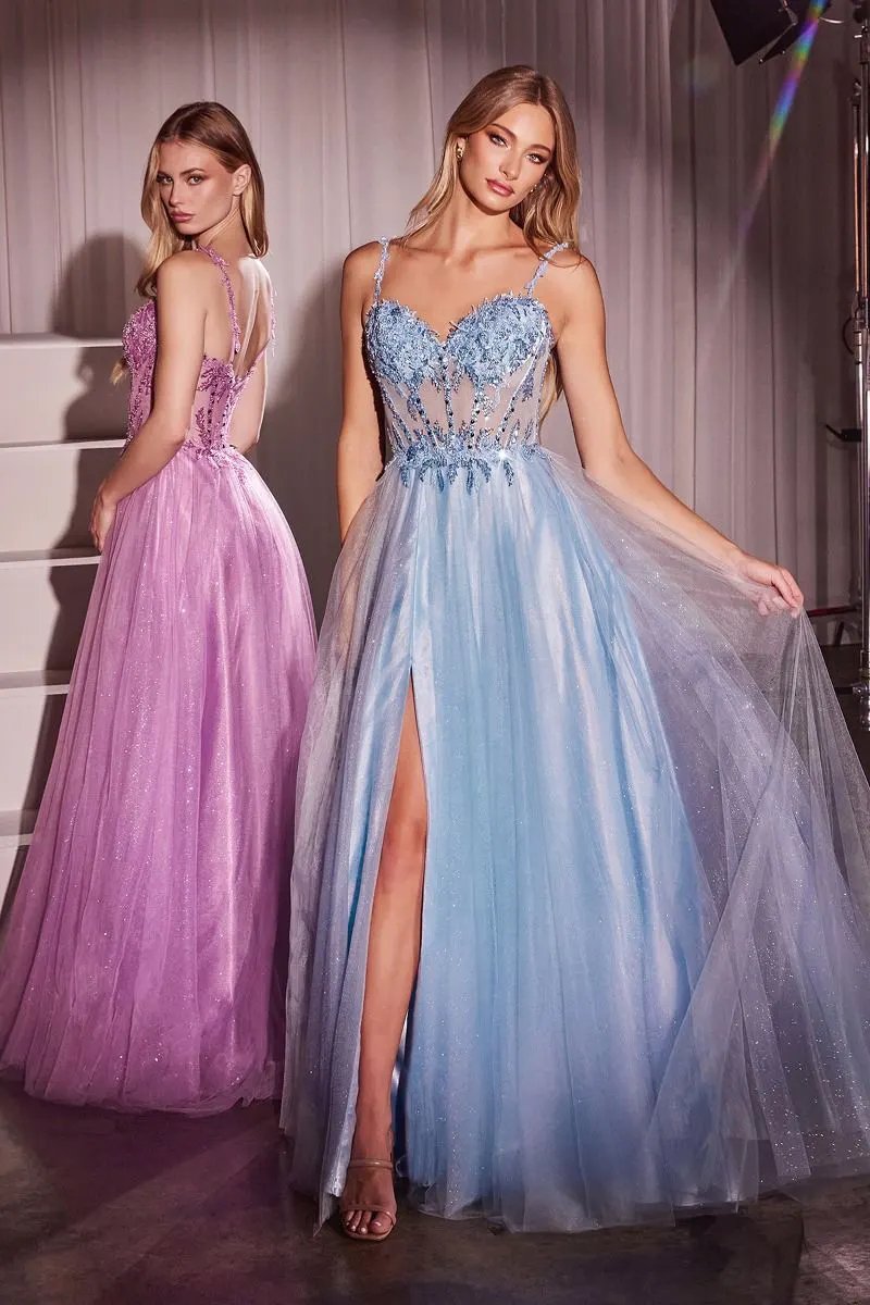 Lace & Tulle A-Line Dress by Tux-USA