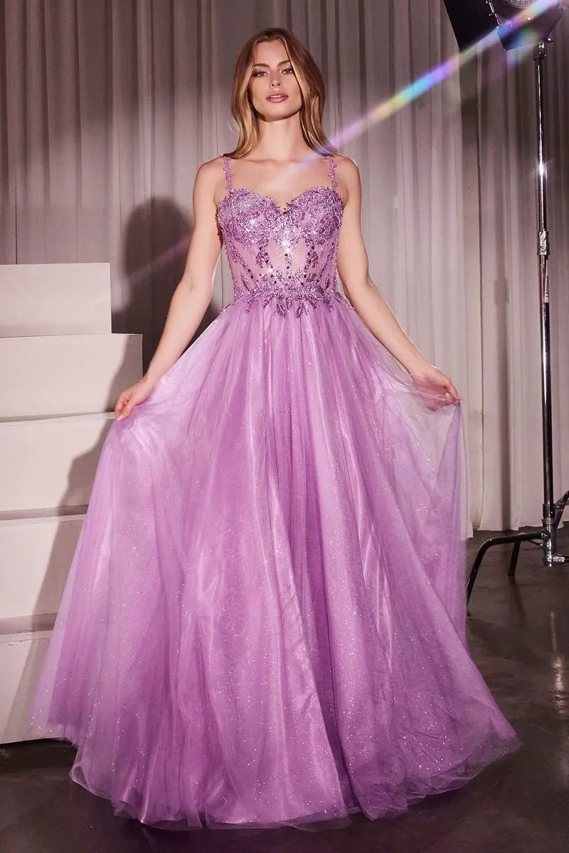 Lace & Tulle A-Line Dress by Tux-USA