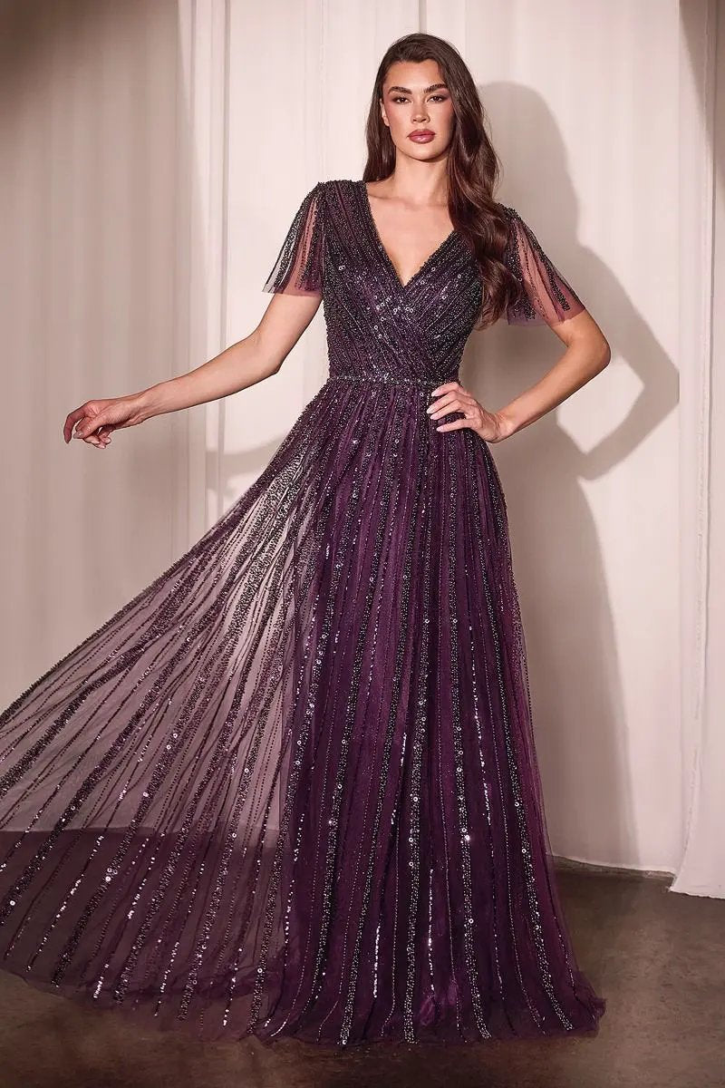 Sequin Embellished A-Line Dress by Partner Label