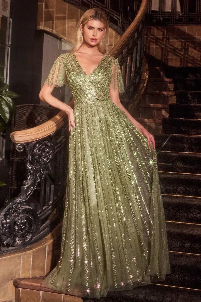 Sequin Embellished A-Line Dress by Partner Label
