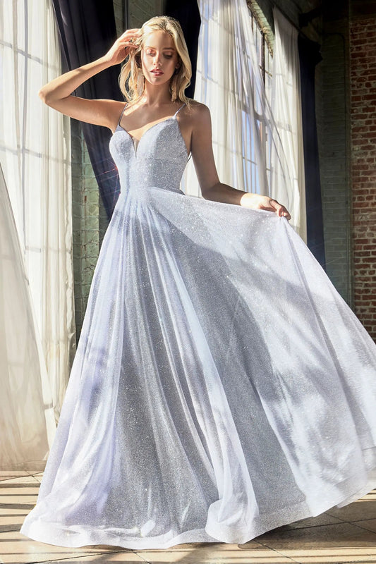 Glitter A-Line Gown by Tux-USA