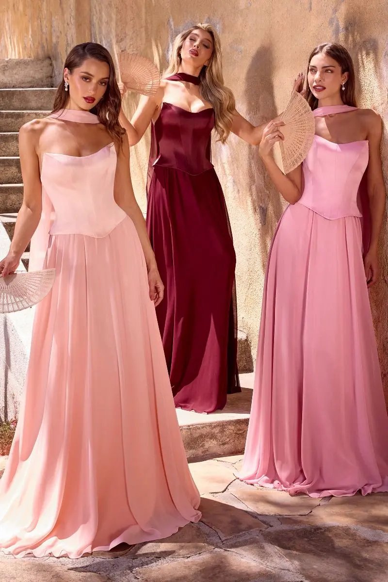 Strapless A-line dress by Tux-USA