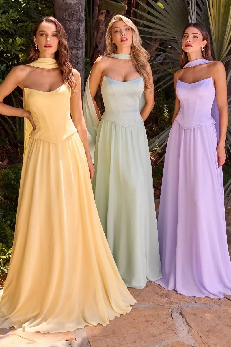 Strapless A-line dress by Tux-USA