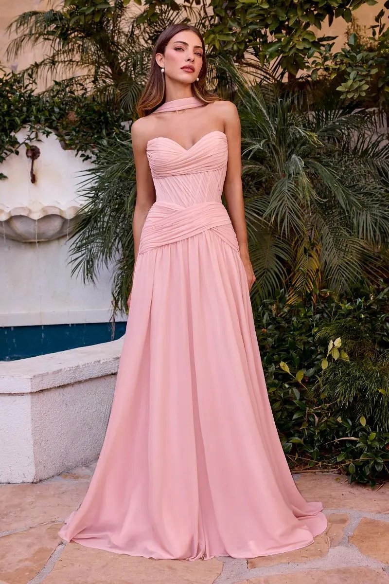 A-line Strapless Gown by Tux-USA