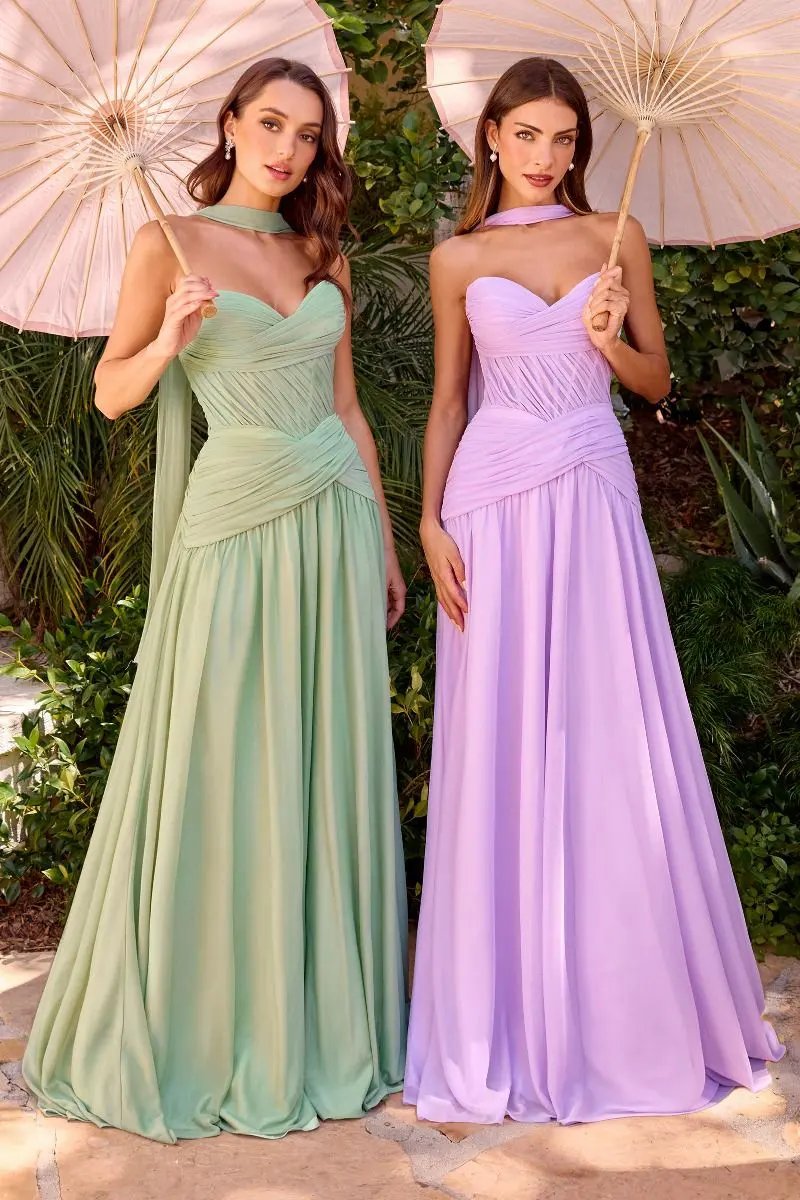 A-line Strapless Gown by Tux-USA