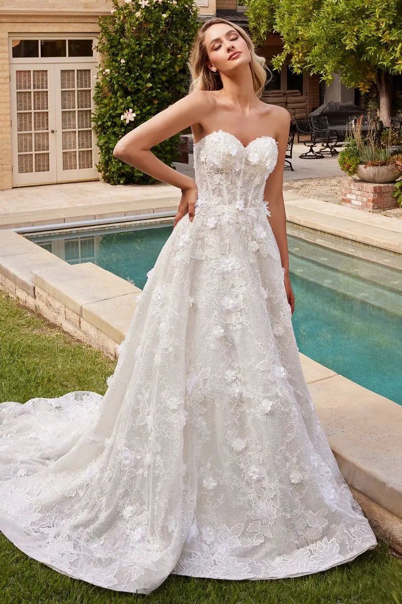 Strapless Wedding Ball Gown by Tux-USA
