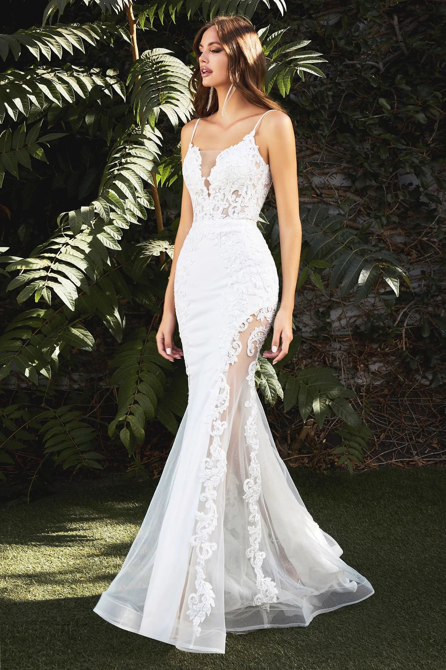 Mermaid Illusion Bridal Gown by Tux-USA