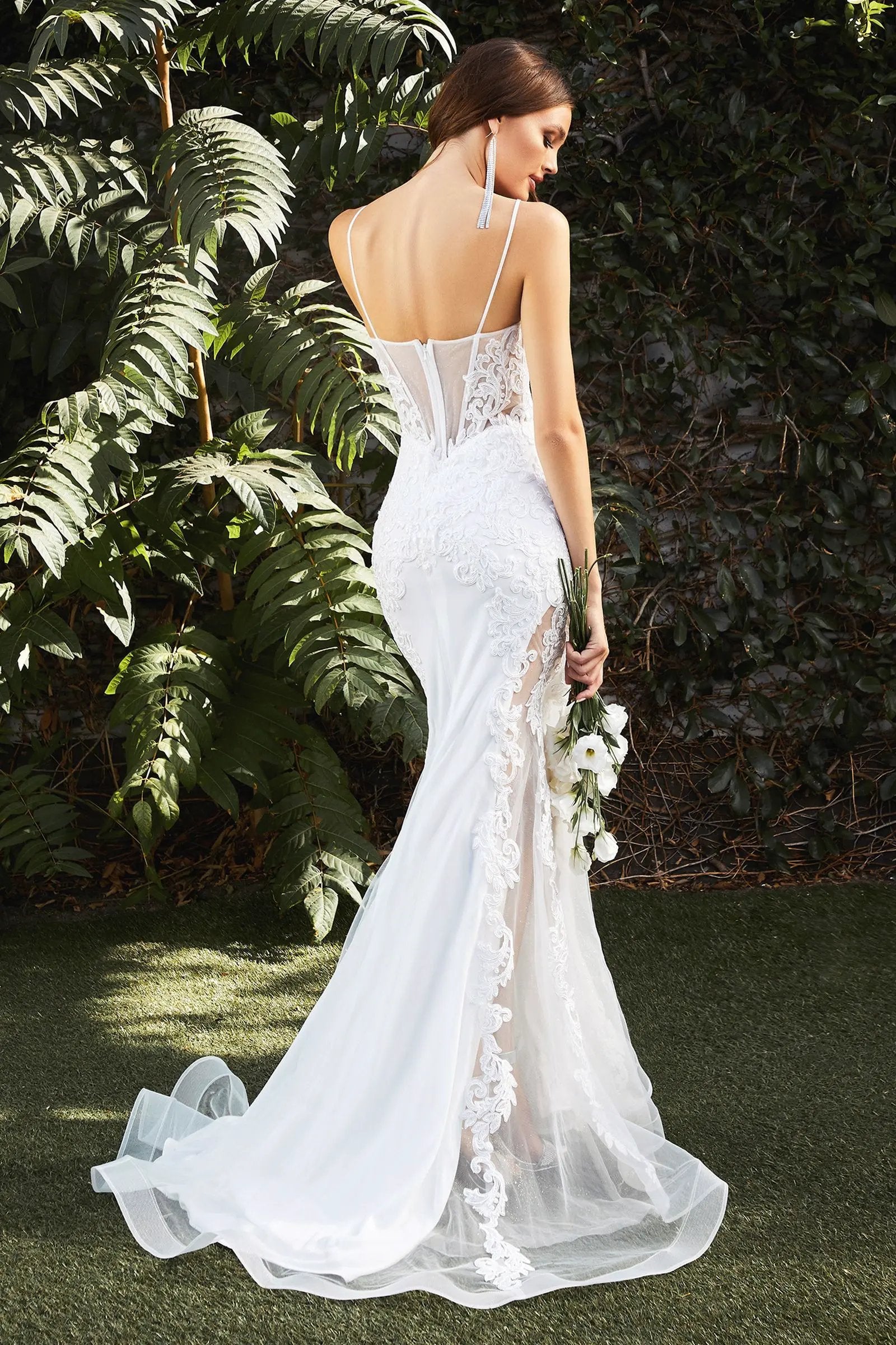 Mermaid Illusion Bridal Gown by Tux-USA