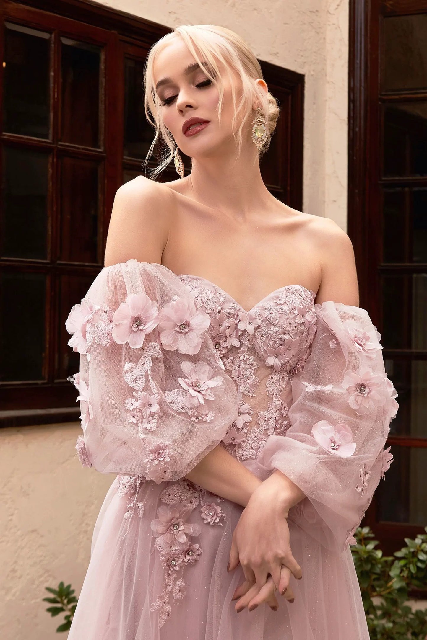 Strapless Off The Shoulder Gown by Tux-USA