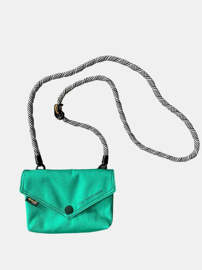 Himawari Solid Color Envelope Shape Crossbody Bag with Removable Strap by Himawari