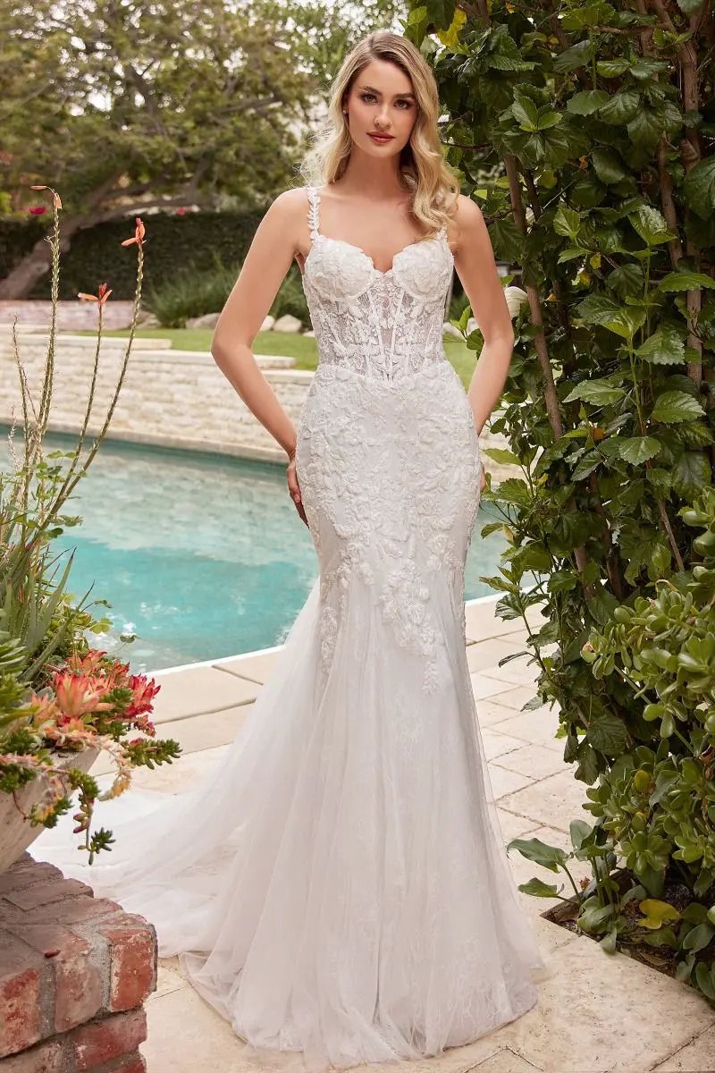 Lace Mermaid Wedding Dress by Tux-USA