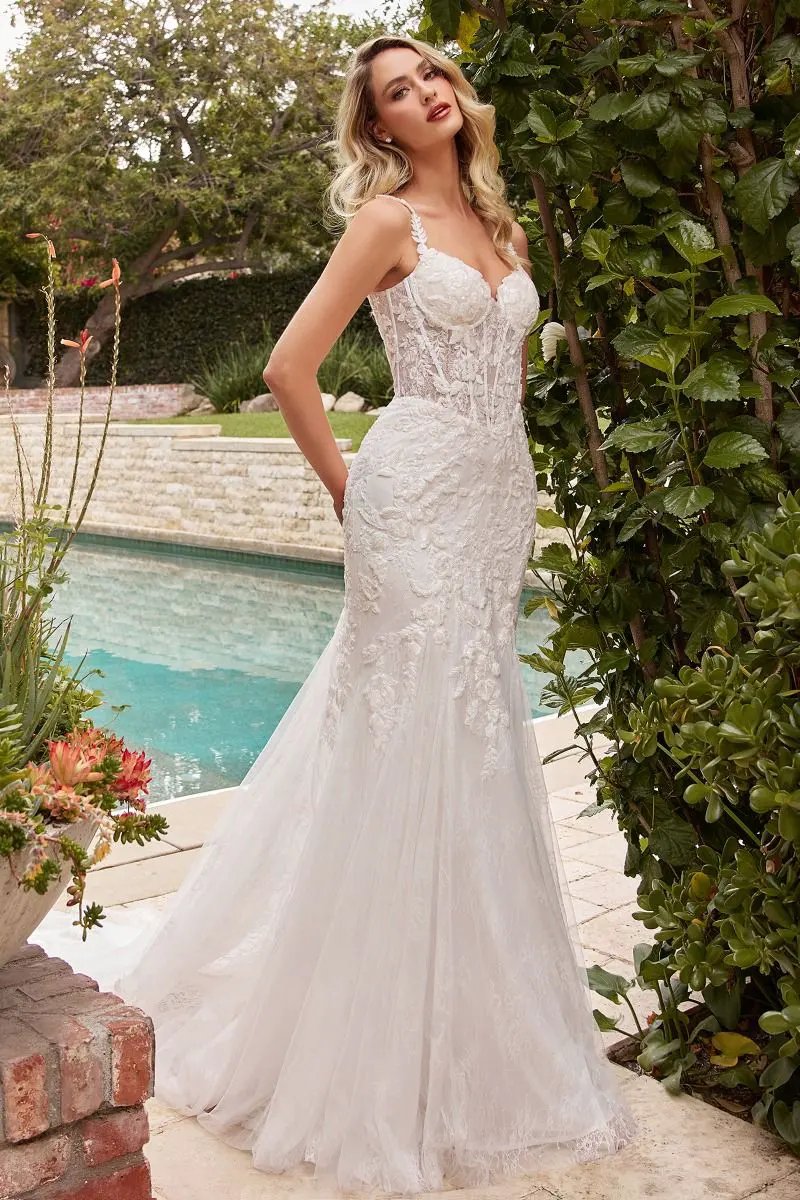 Lace Mermaid Wedding Dress by Tux-USA