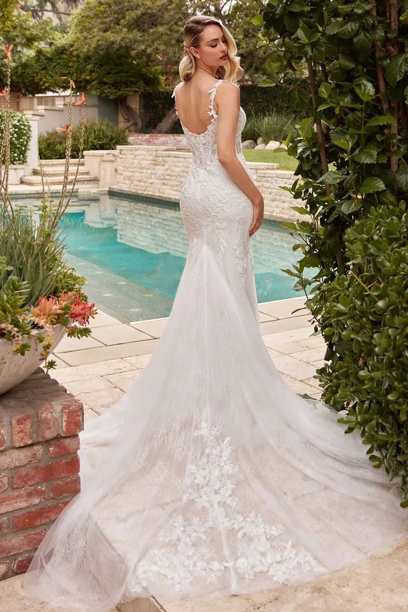 Lace Mermaid Wedding Dress by Tux-USA