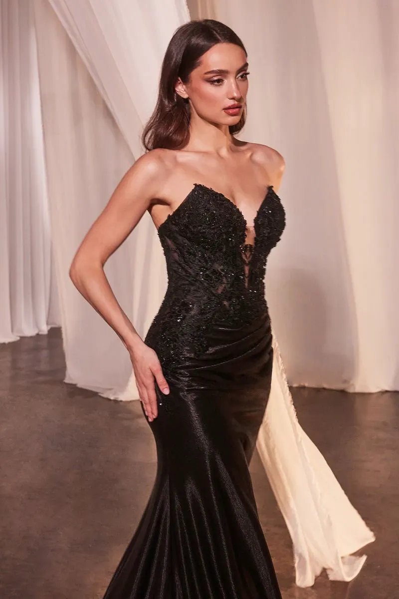 Strapless Fitted Lace by Tux-USA