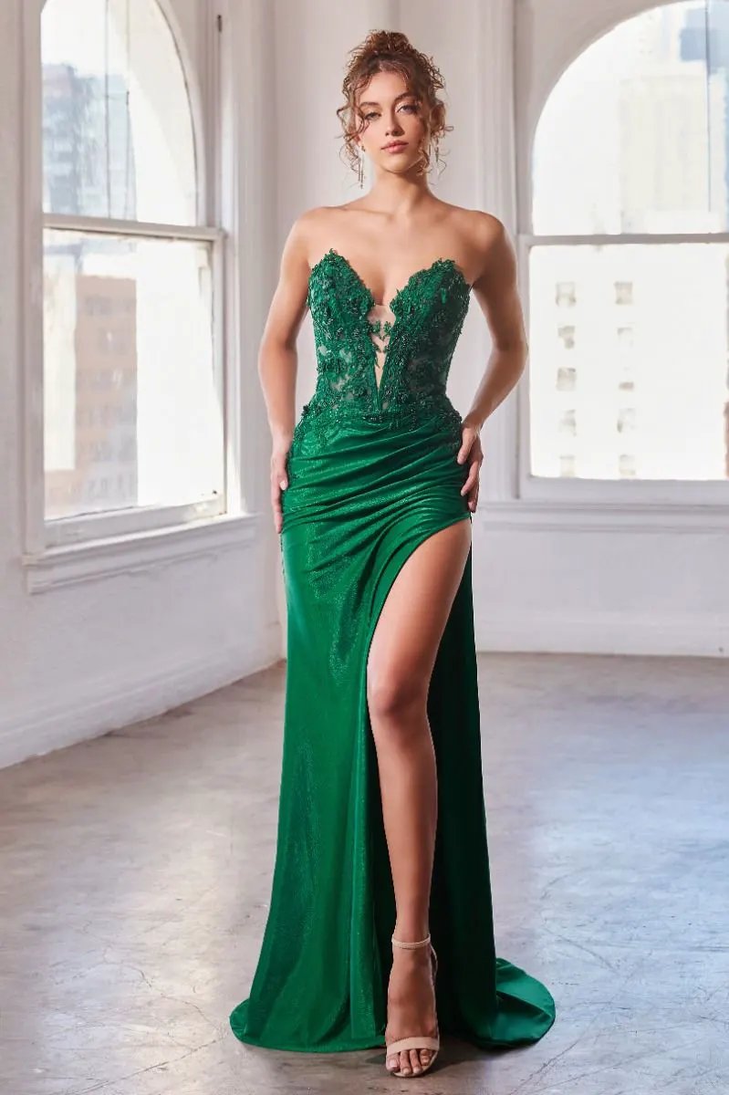 Strapless Fitted Lace by Tux-USA