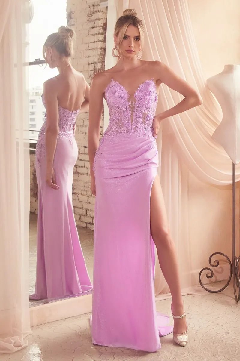 Strapless Fitted Lace by Tux-USA