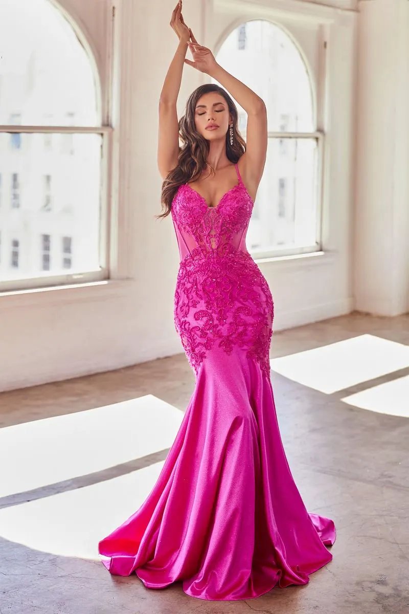 Glitter & Lace Mermaid Gown by Tux-USA