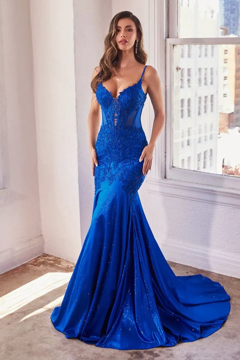 Glitter & Lace Mermaid Gown by Tux-USA