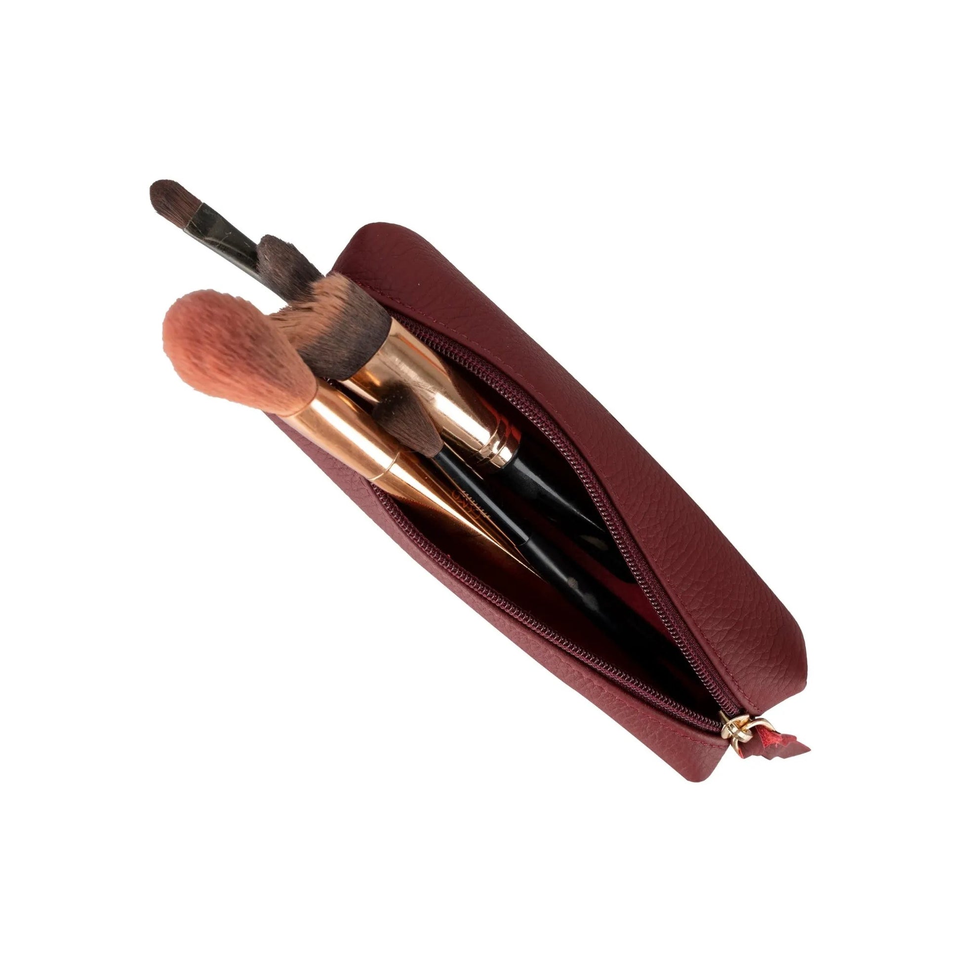 Centennial Multipurpose Leather Pencil Case and Makeup Bag by TORONATA