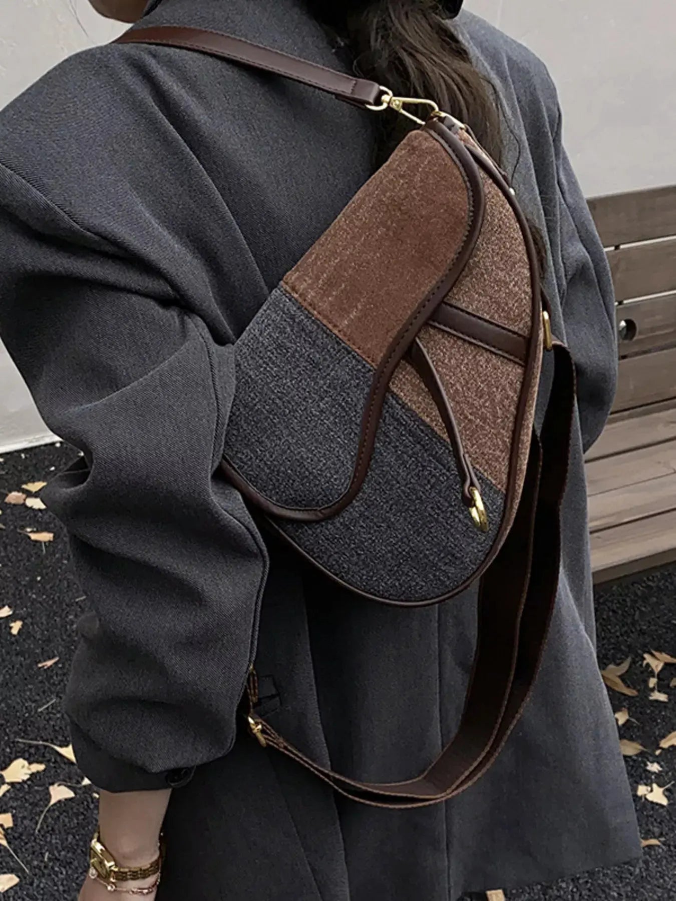 Adjustable Strap Crossbody Bag by Partner Label