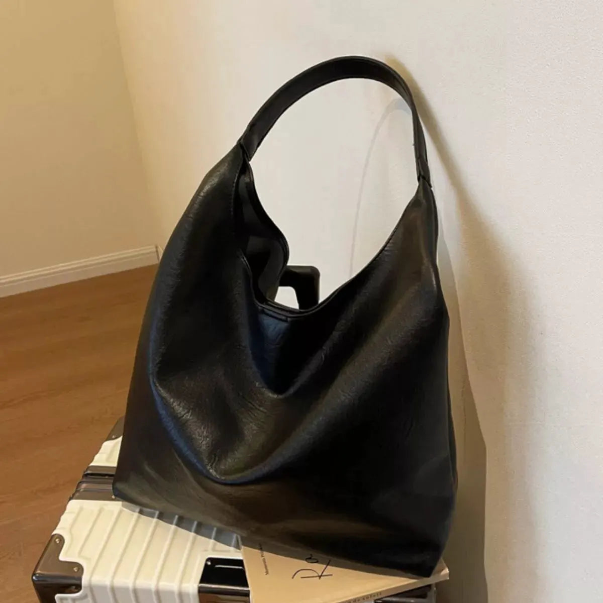 Lightweight Leather Tote Bag by Partner Label