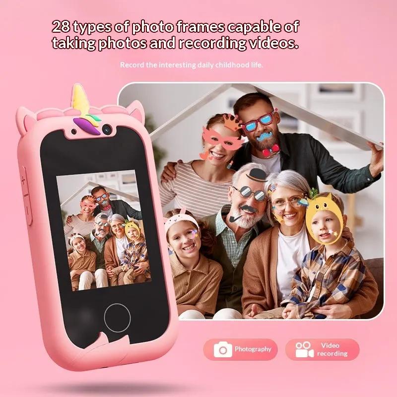 New Dual-camera Touchscreen Kids Phone For Educational Early Learning by Maiden-Art
