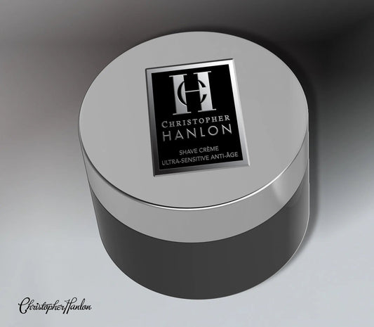 NON-LATHERING SHAVE CREME-GEL | MOISTURIZING | TUB | Rocks Gold + Mint by CHRISTOPHER HANLON®