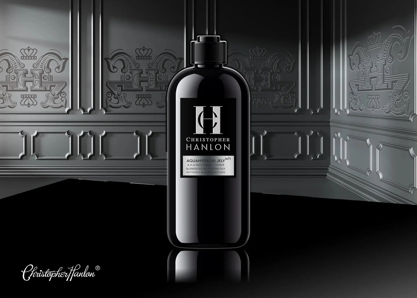 Step 2 | FACE WASH + TONER. AQUAHYDROXY A.H.A | Norm - Oily + Blemish Prone by CHRISTOPHER HANLON®