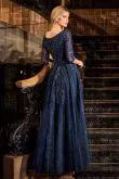 A-Line Lace & Tulle Modest Gown by Tux-USA