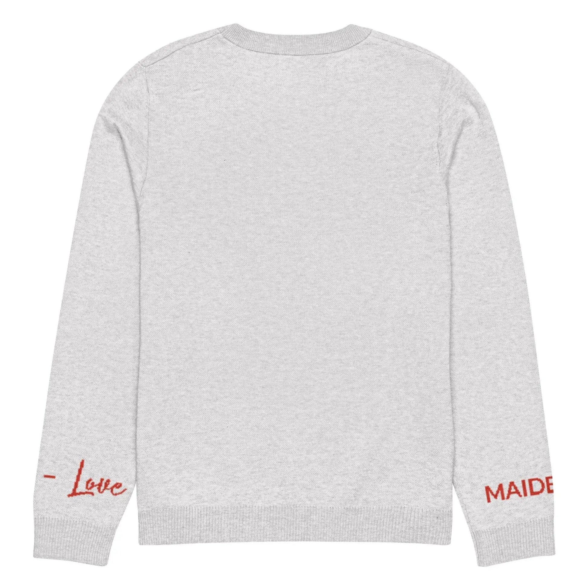 Heart - Knitted crew neck sweater BLEACH by Maiden-Art