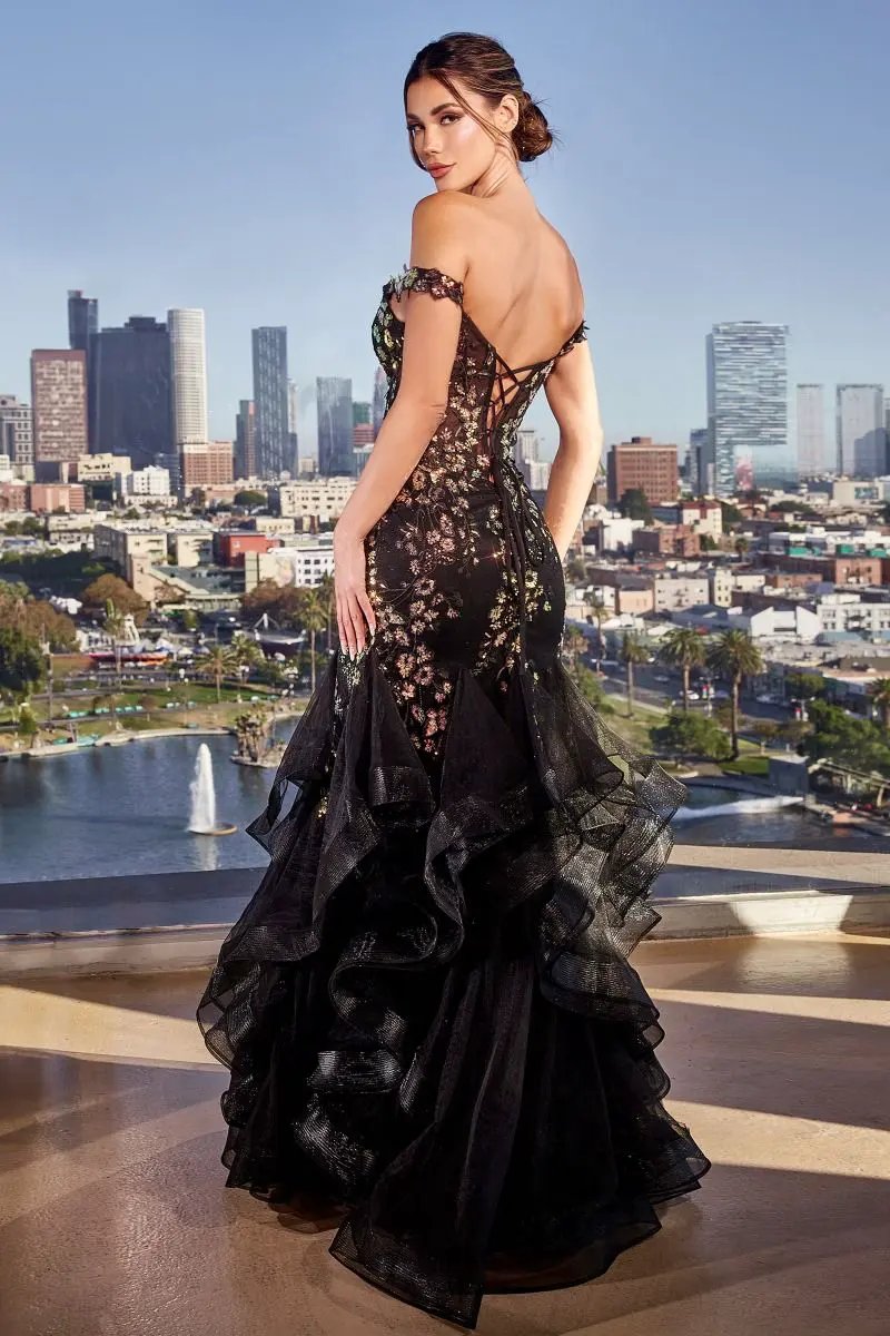 Off The Shoulder Mermaid Gown by Tux-USA