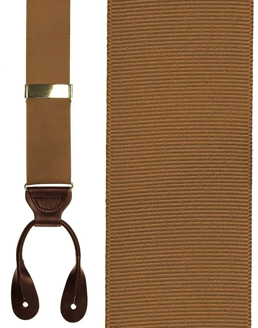 "Grosgraine Ribbon II" Suspenders 1.5 Width by Tux-USA