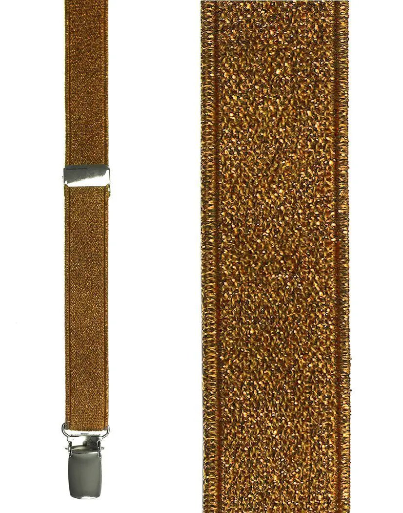 "Broadway Glitter" Suspenders 0.75" Width by Tux-USA