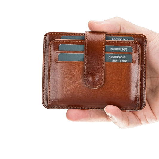 Cortez Handcrafted Leather Slim Wallet with Card Holder by TORONATA