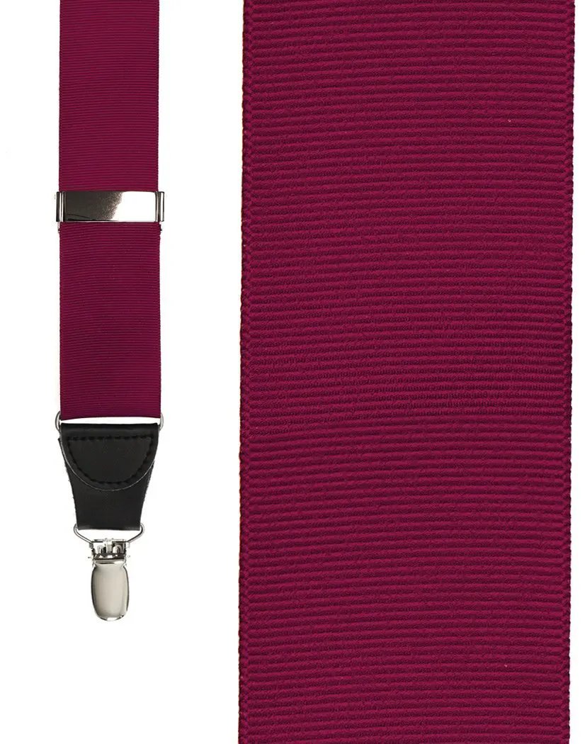 "Grosgraine" Suspenders 1.125"Width by Tux-USA