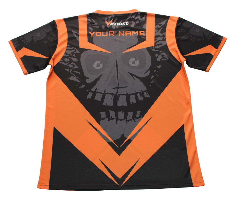Black Orange Character Gaming Jersey-1