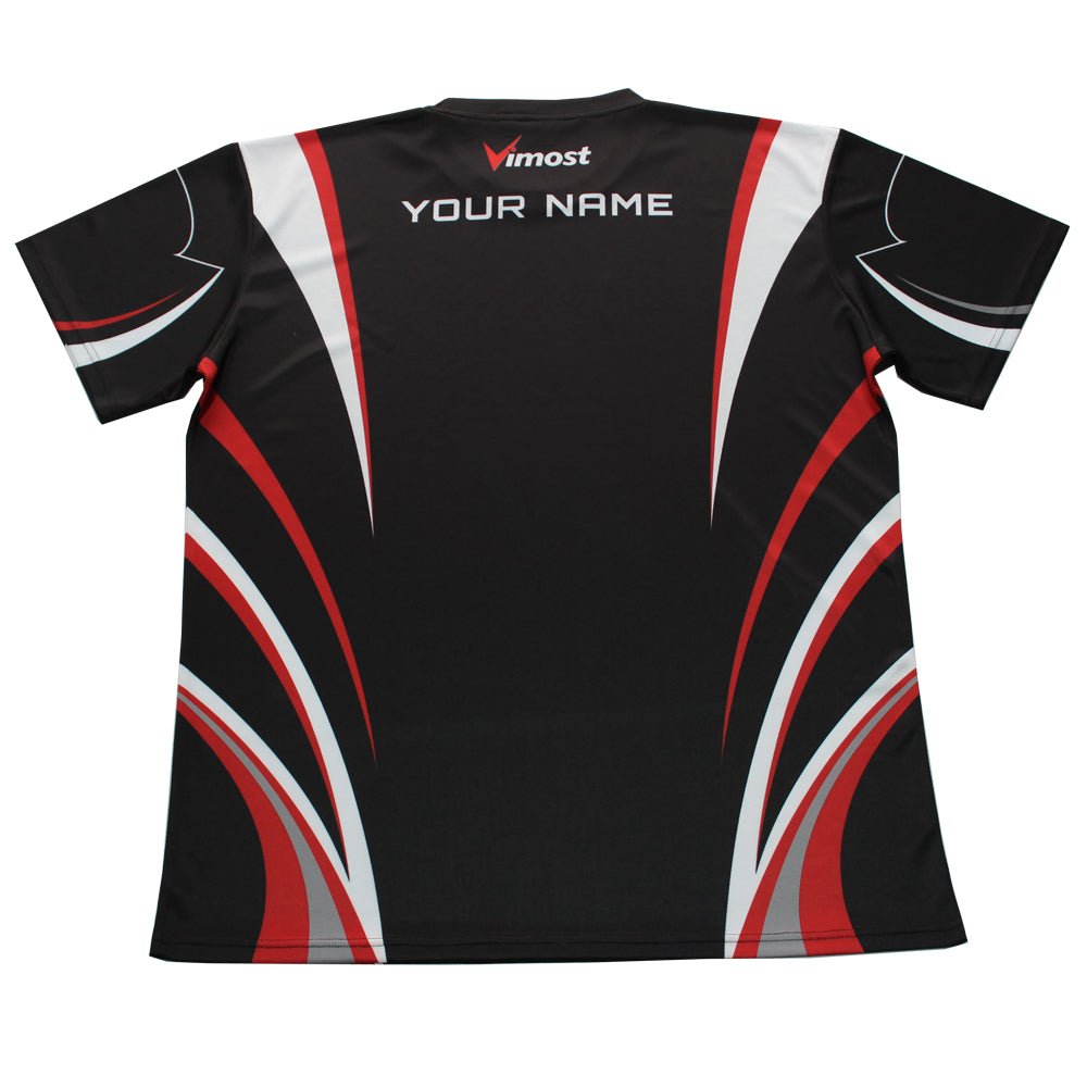 Custom Black Animated Character Graphic Gaming Jersey-1