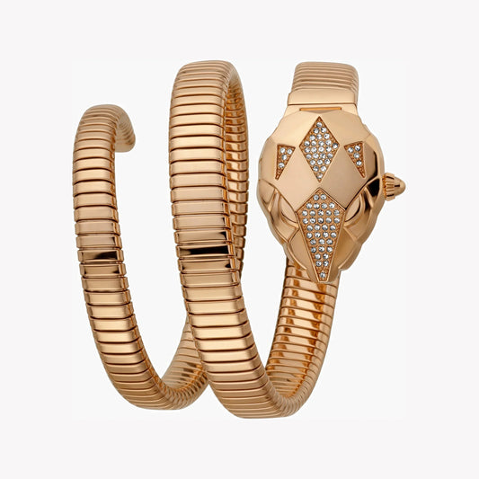 Just Cavalli Women's Rose Gold Watch, Asymmetrical Case | Jc1l073m0035-0