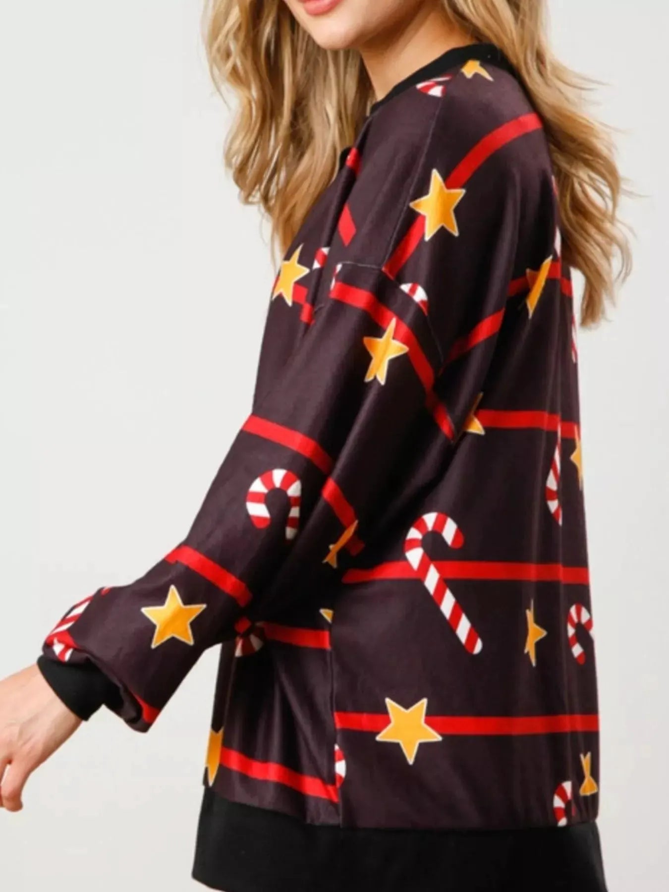 Christmas Long Sleeve Top and Pants Lounge Set by Partner Label
