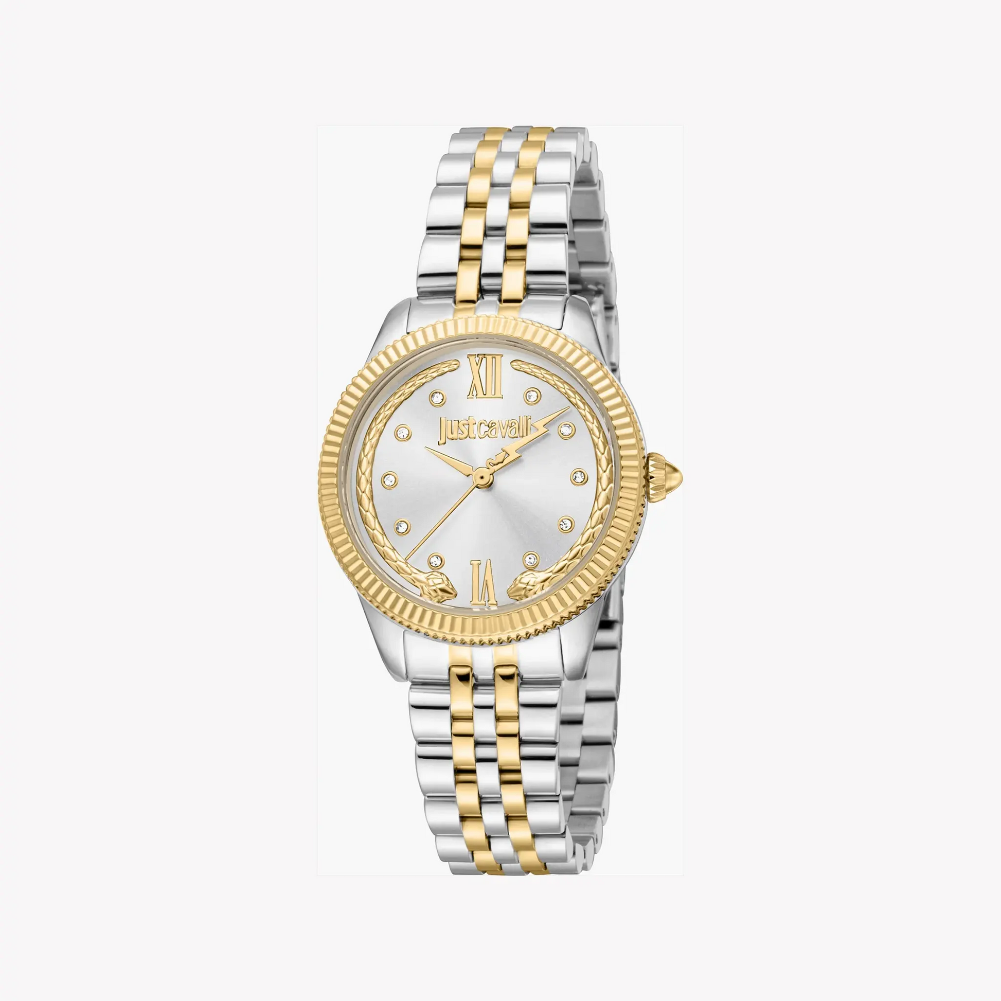 Just Cavalli Women's Two-Tone Watch, Silver Dial | Jc1l315m0085 by JUST CAVALLI