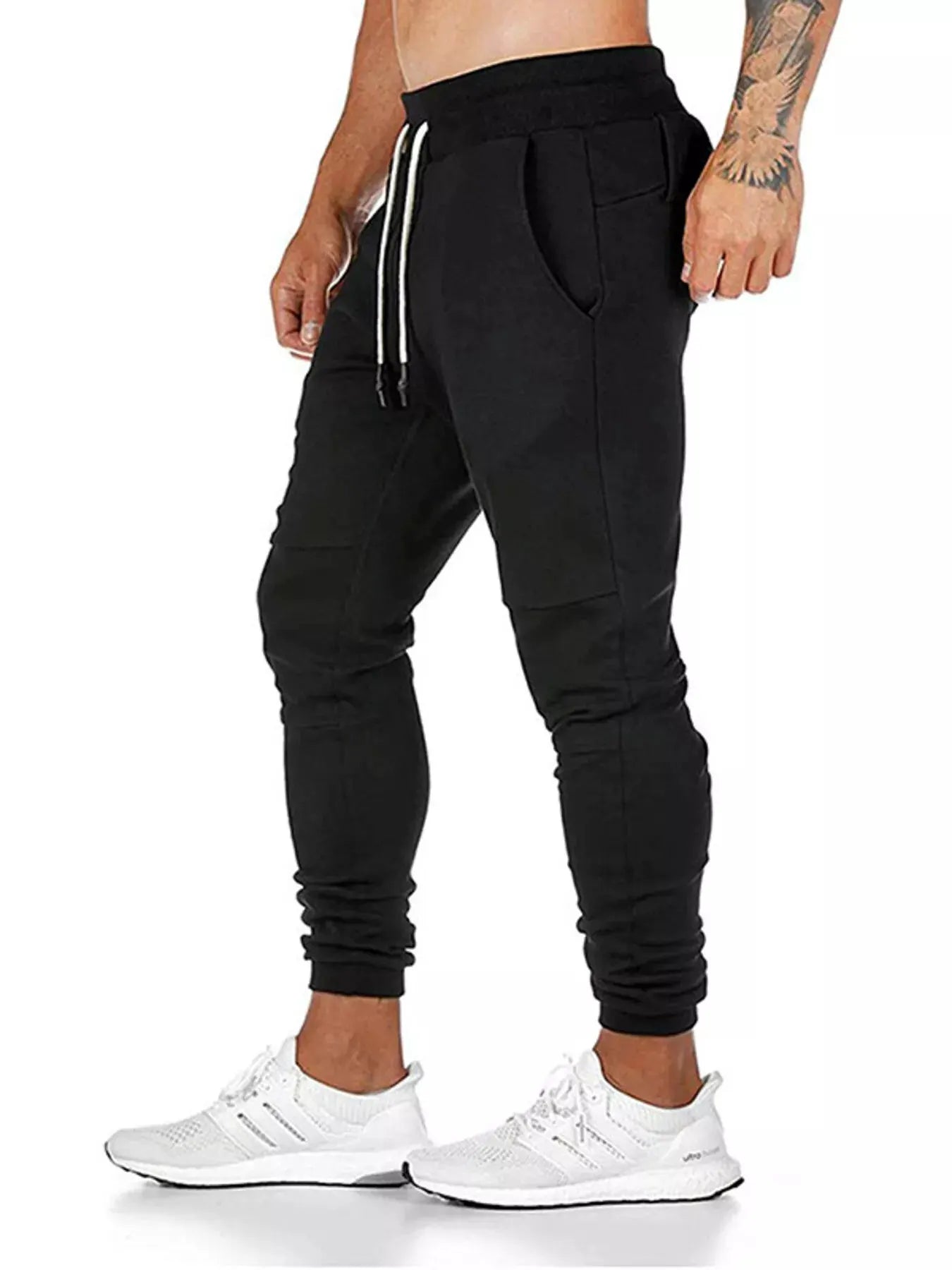 Men's Drawstring Slim Fit Joggers by Trendsi