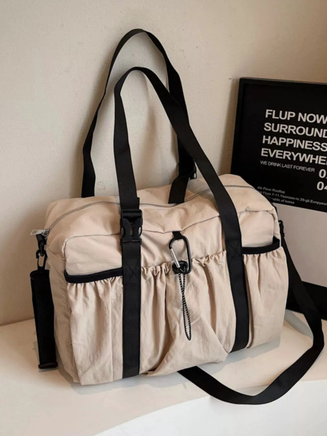 Canvas Travel Duffel Bag by Partner Label